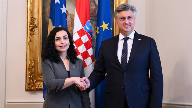 Plenković i Osmani o bilateralnim odnosima i osudi napada na sjeveru Kosova